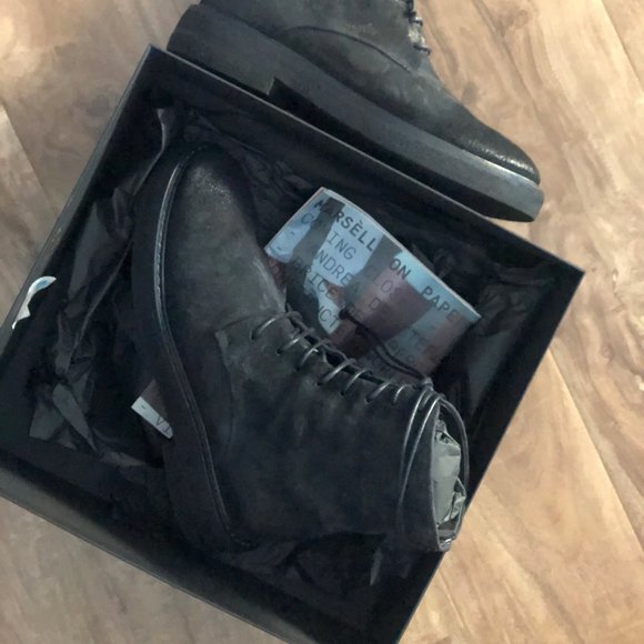 Marsèll Zucca Parrucca Black Combat Boot - Picture 8 of 9